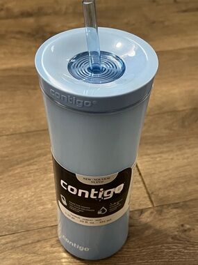 Contigo Streeterville Shake & Go Tumbler w/ AutoClose Lid 20 oz Glacier Blue New